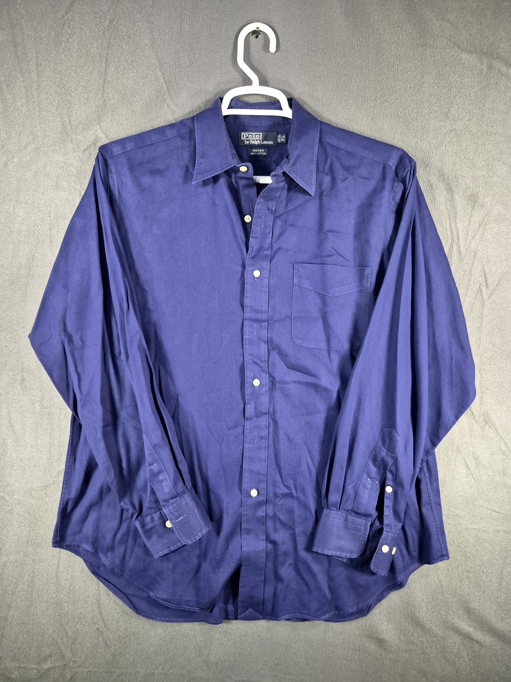 Polo by Ralph Lauren Andrew Long Sleeve 100% Cotton Button Down Dress Shirt